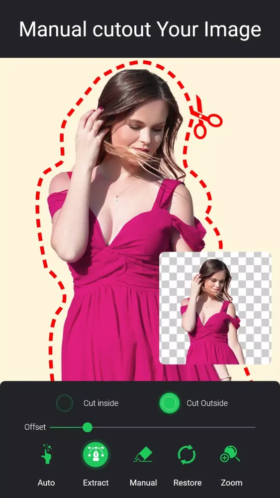 Tangkapan skrin Background Eraser Photo Editor