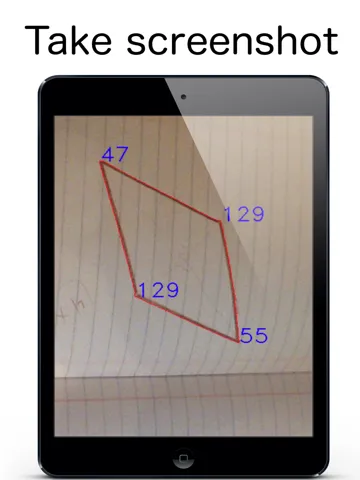 Angleous for iPhone as angle calculator iPad  स्क्रीनशॉट