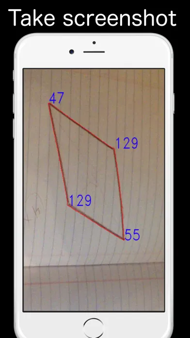 Angleous for iPhone as angle calculator स्क्रीनशॉट
