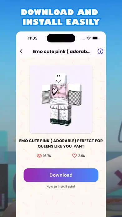 Girl Skins for Roblox スクリーンショット
