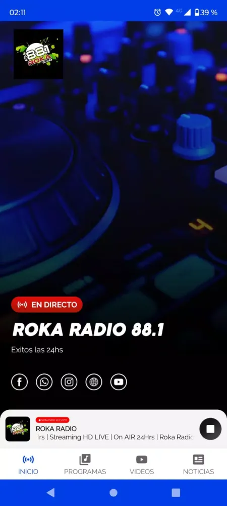 Roka Radio Screenshots