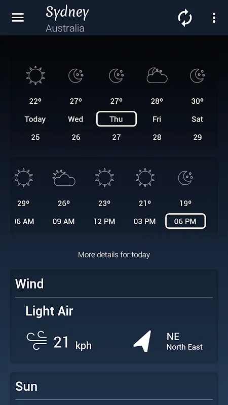 Capturas de pantalla de Weather Hours