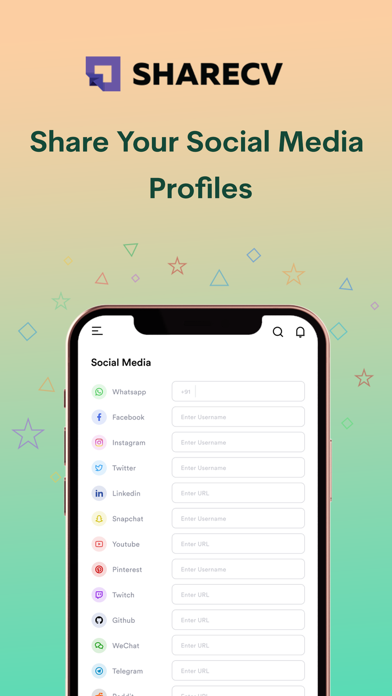 Captures d'écran de Share CV: Website Resume Maker