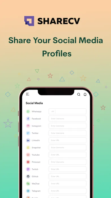 ภาพหน้าจอของ Share CV: Website Resume Maker