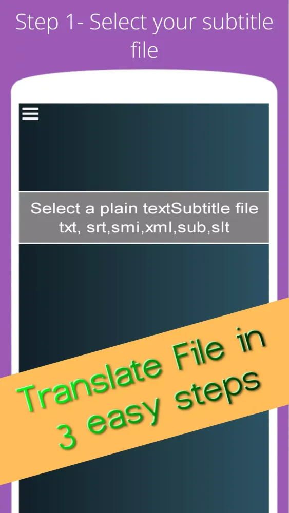صور Srt Subtitle File translator
