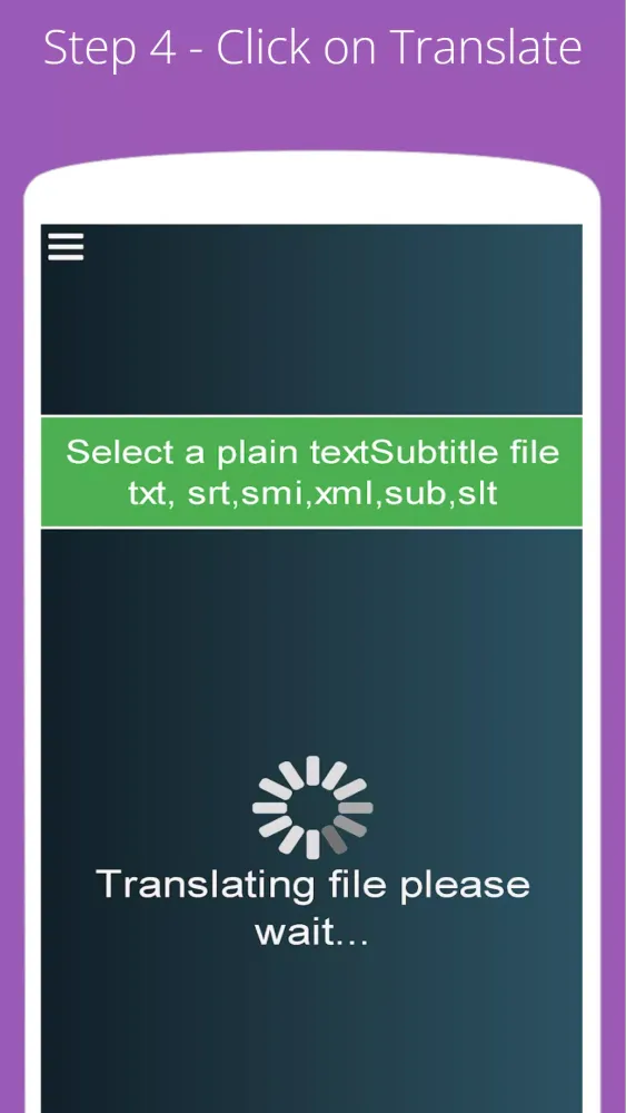صور Srt Subtitle File translator