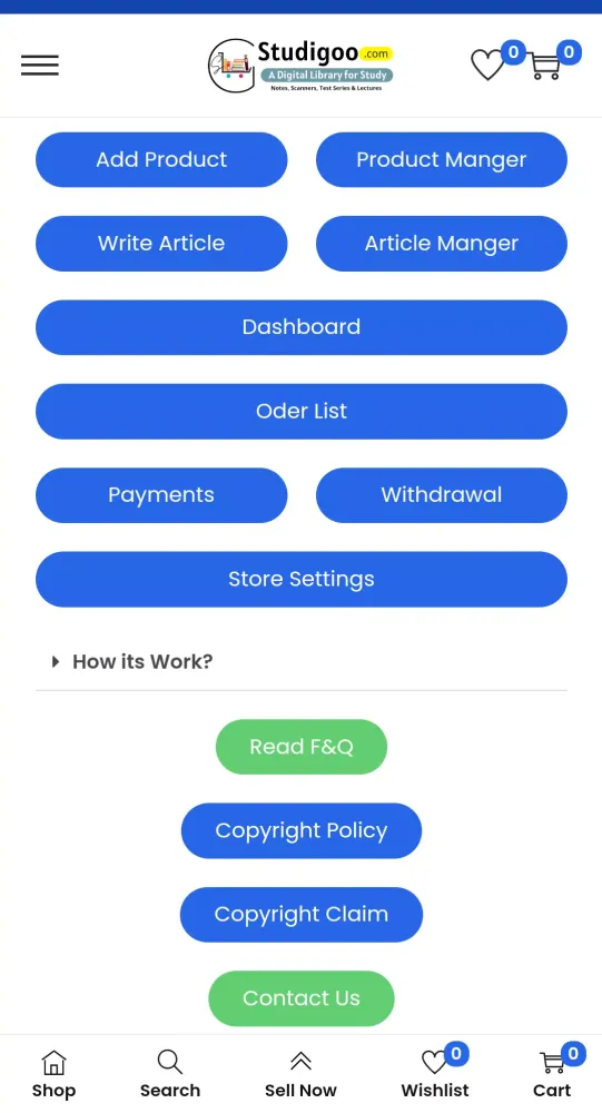 Studigoo Screenshots
