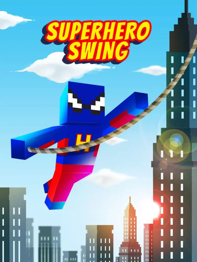Superhero Swing - Pocket Edition Rope n Fly Game iPad  스크린샷
