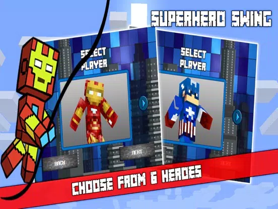 Superhero Swing A Rope Escape iPad  Screenshots