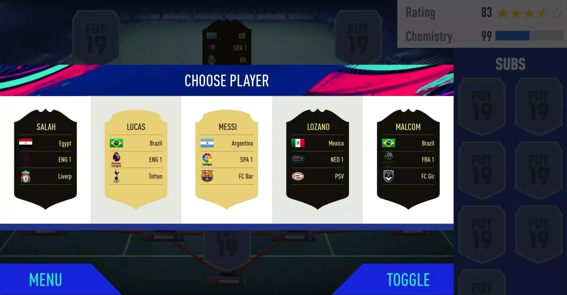 Capturas de pantalla de FUT 18 Draft Simulator