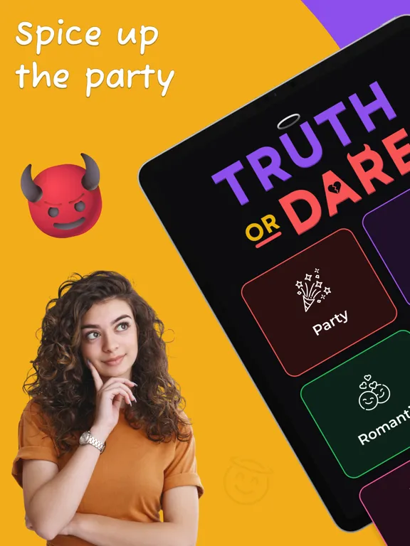 Capturas de tela do Truth or Dare: Party Pal iPad 