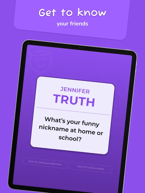 Capturas de tela do Truth or Dare: Party Pal iPad 