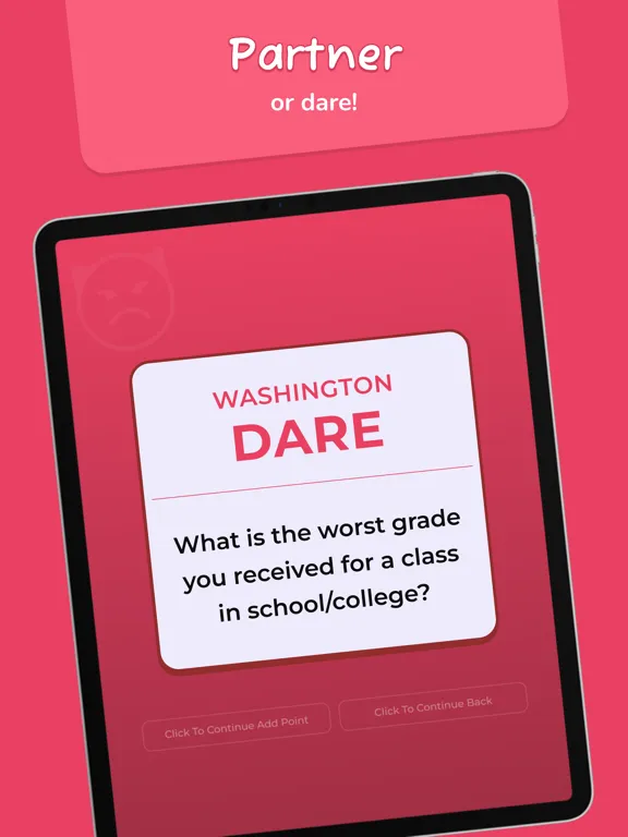 Capturas de tela do Truth or Dare: Party Pal iPad 
