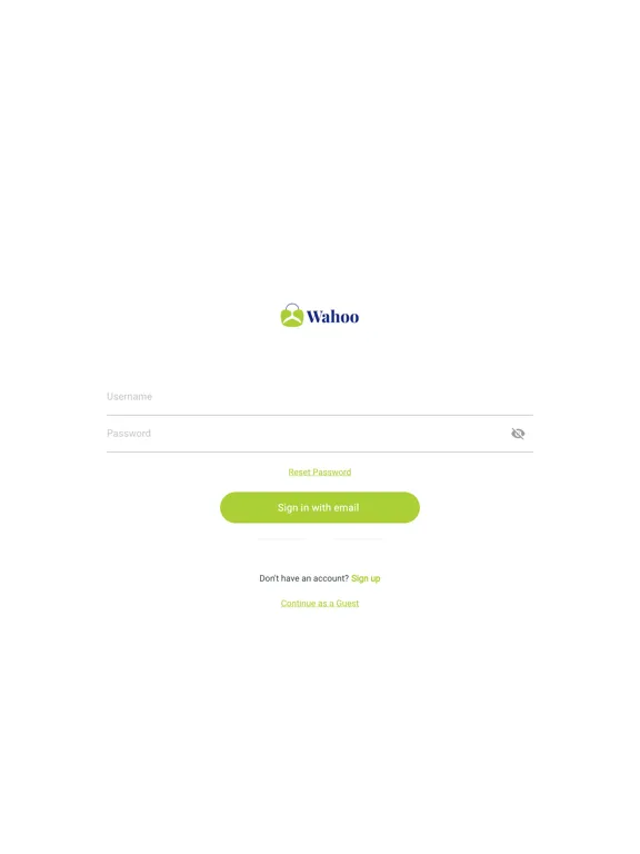 Ảnh chụp màn hình của Wahoo Market iPad 