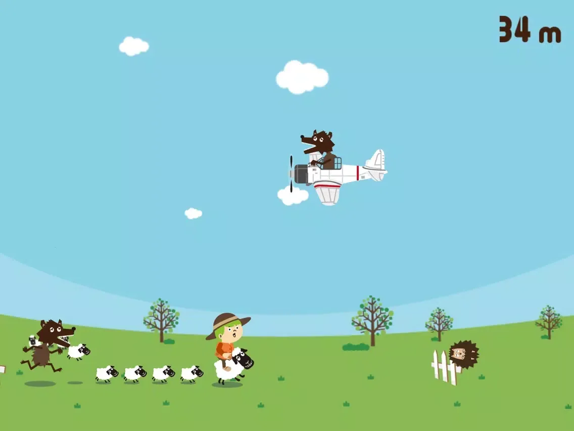 Скриншоты WolfBoyRun - Run away from the wolf!! iPad 