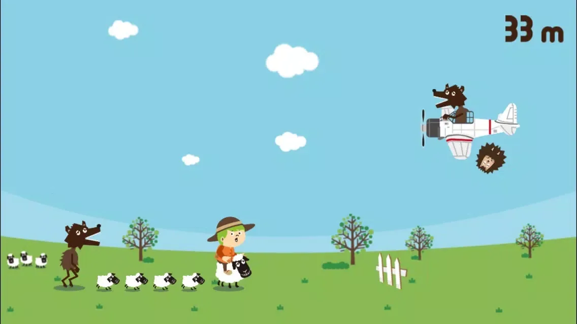 Скриншоты WolfBoyRun - Run away from the wolf!!