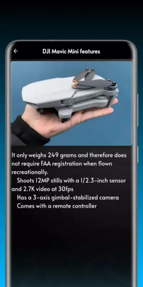 Dji Mavic Mini-Guide Screenshots