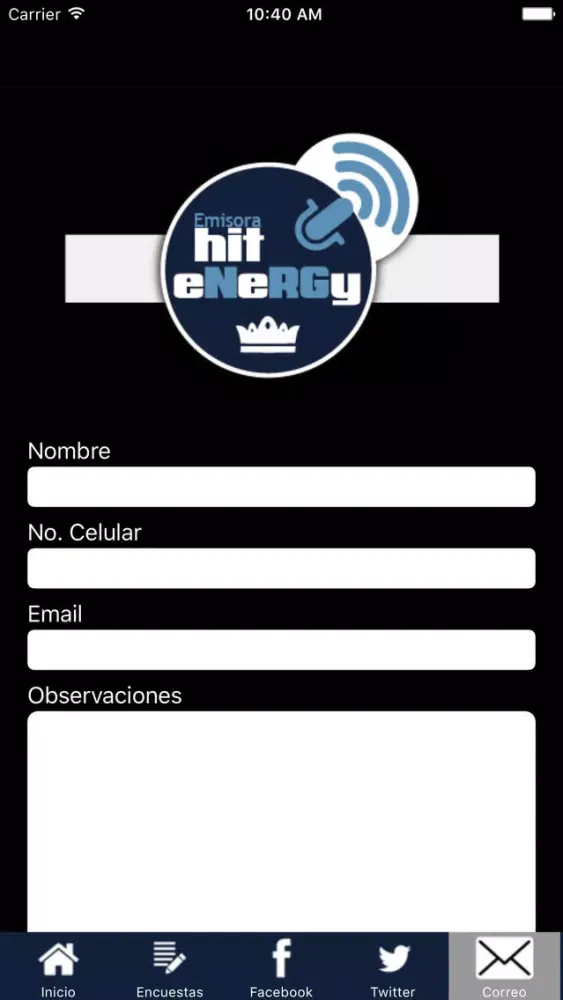 Tangkapan layar HitEnergy