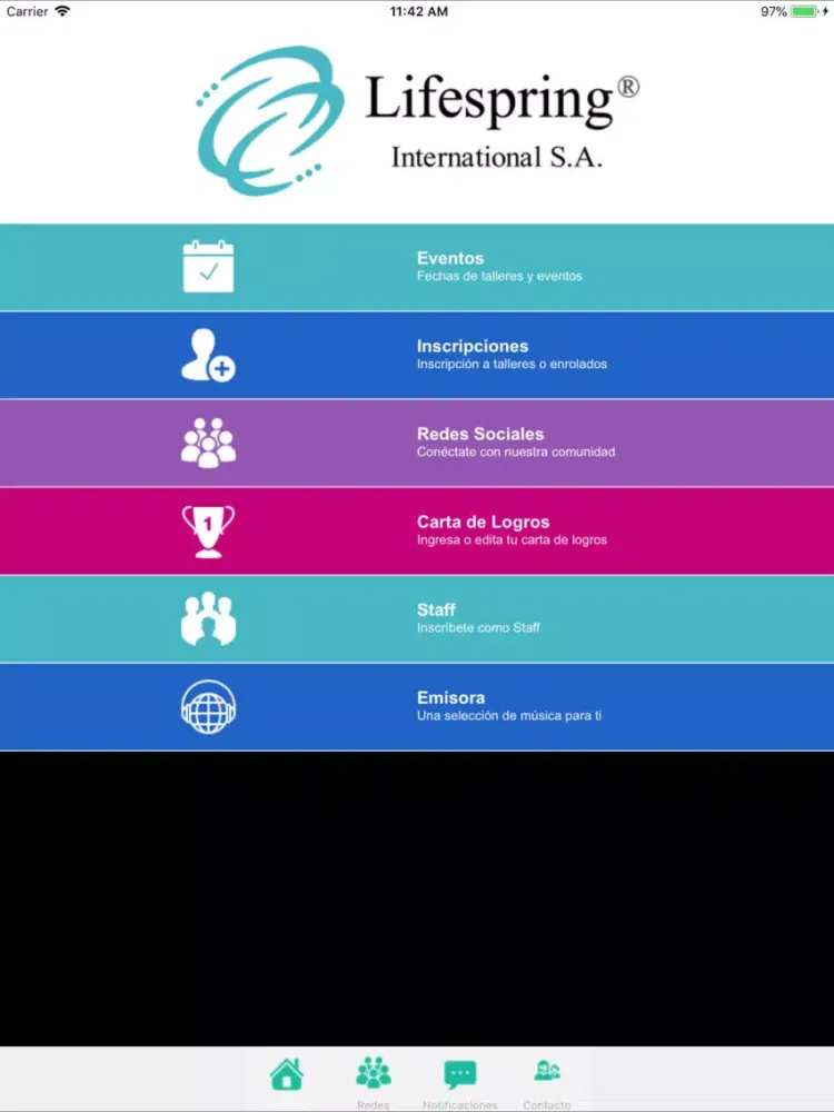 Lifespring International iPad 应用截图