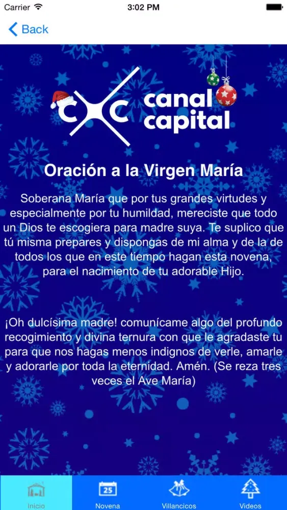 Скриншоты Novena Navideña Canal Capital