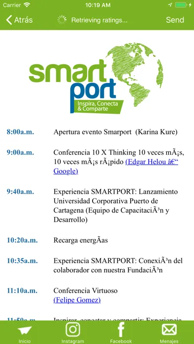Captures d'écran de Smart Port Cartagena