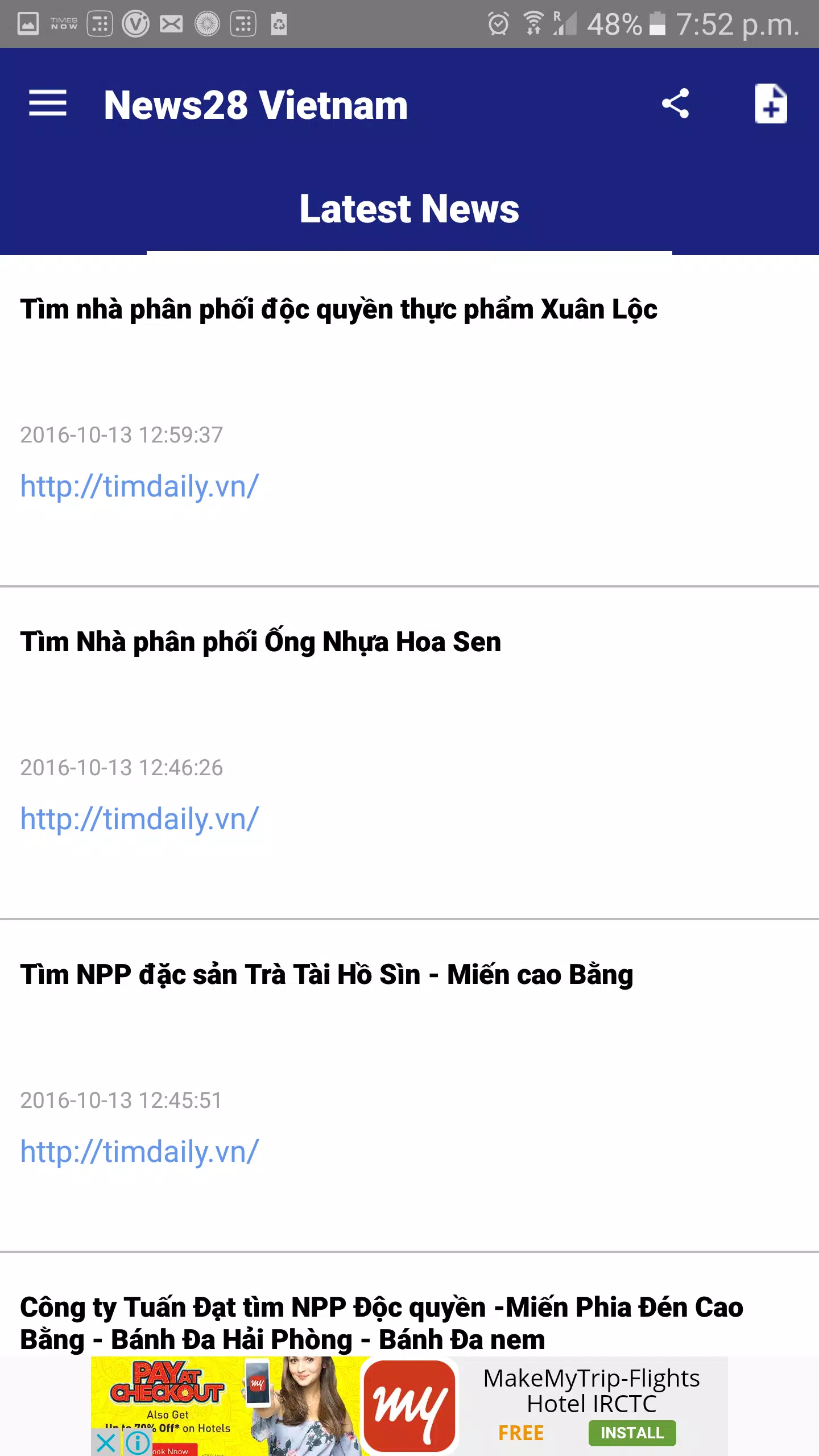 Vietnam News (News28) Screenshots
