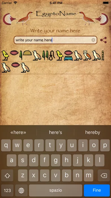 EgyptoName स्क्रीनशॉट