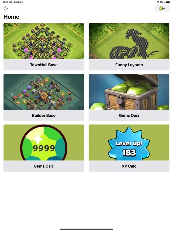 Base Layouts Maps & Quiz 4 COC iPad  স্ক্রিনশট