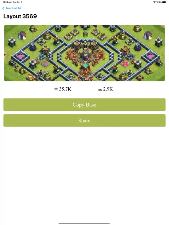 Base Layouts Maps & Quiz 4 COC iPad  স্ক্রিনশট
