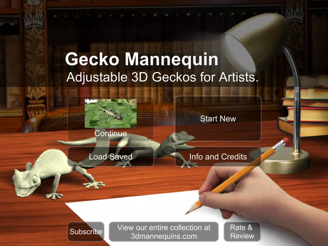 Gecko Mannequin iPad 应用截图