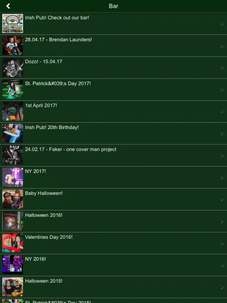 Capturas de pantalla de Irish Pub, Odessa iPad 