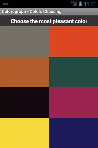 Colorograph (Luscher Test) Screenshots
