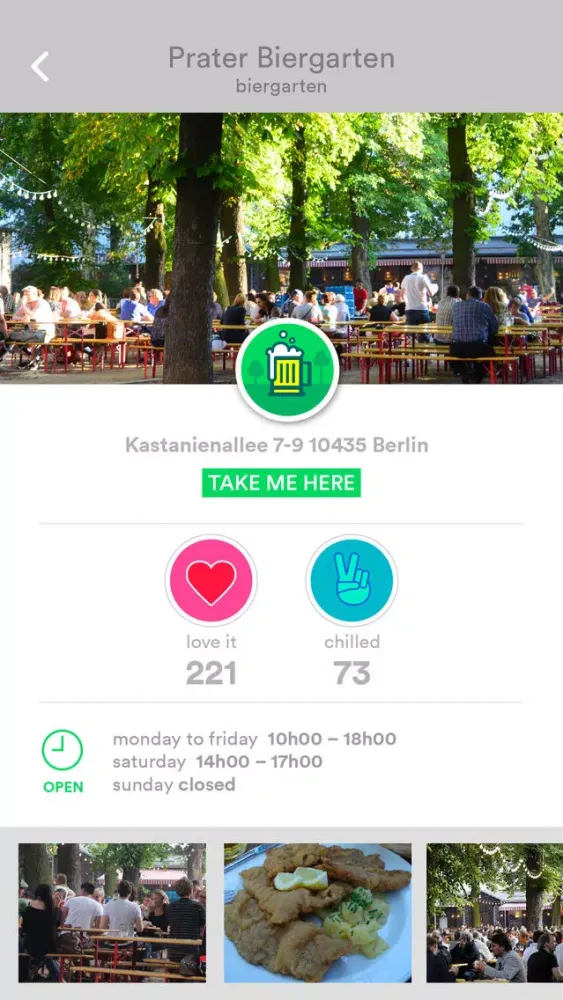 Tangkapan skrin Wandr-App