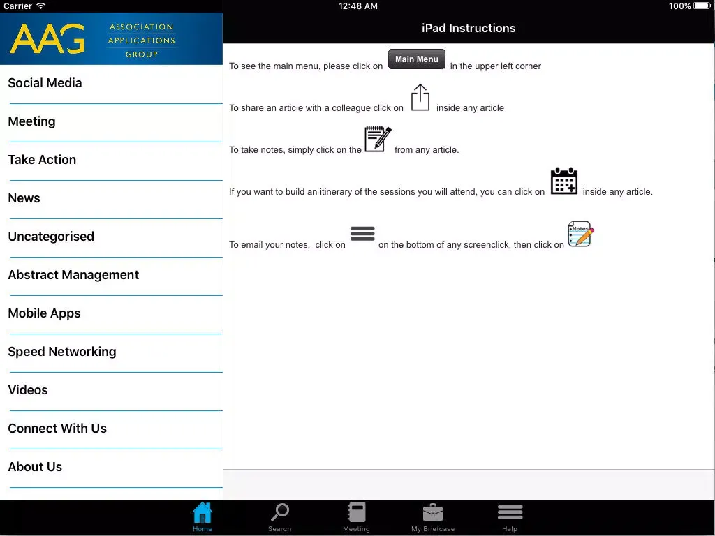 Captures d'écran de AAG Products iPad 