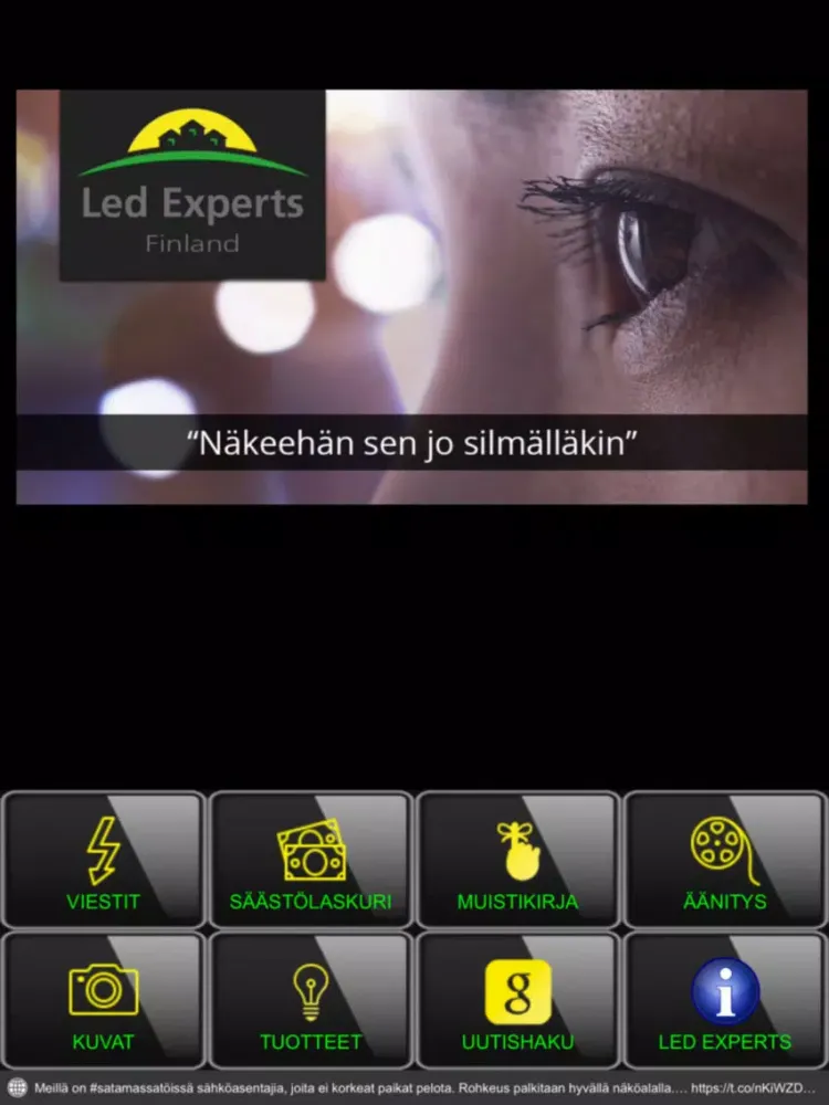 Capturas de tela do LED EXPERTS FINLAND OY iPad 