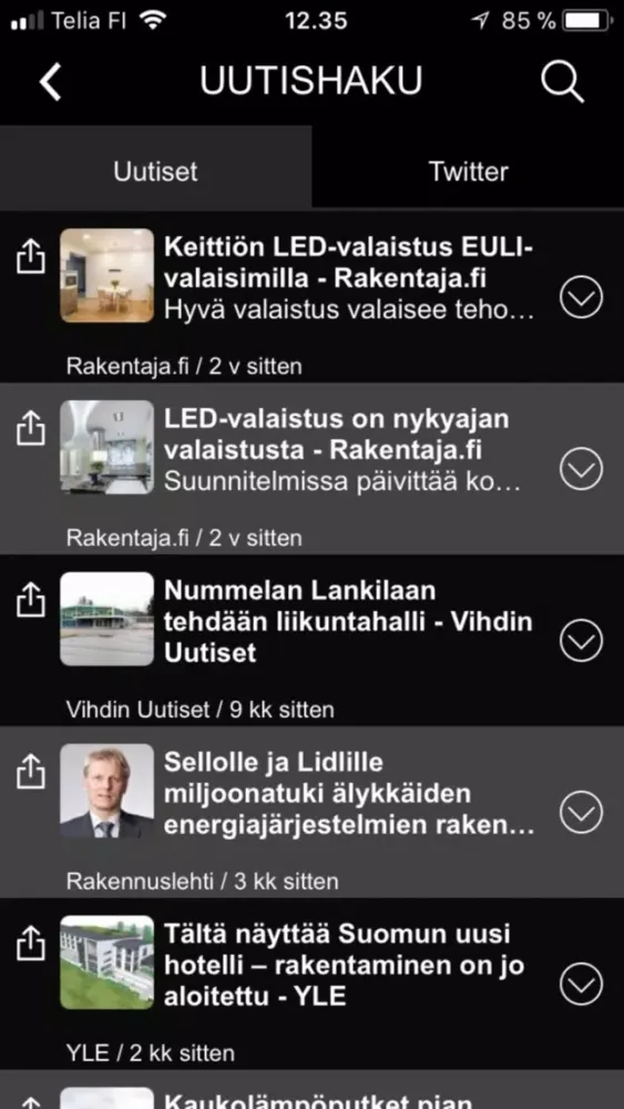 Capturas de tela do LED EXPERTS FINLAND OY