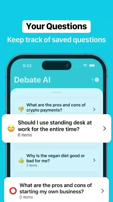 Debate AI - Pros Cons AI Bot 스크린샷