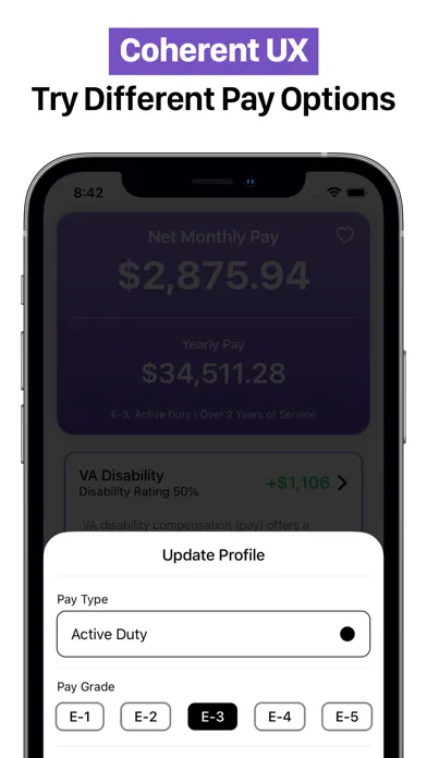 Military Retirement Calculator应用截图
