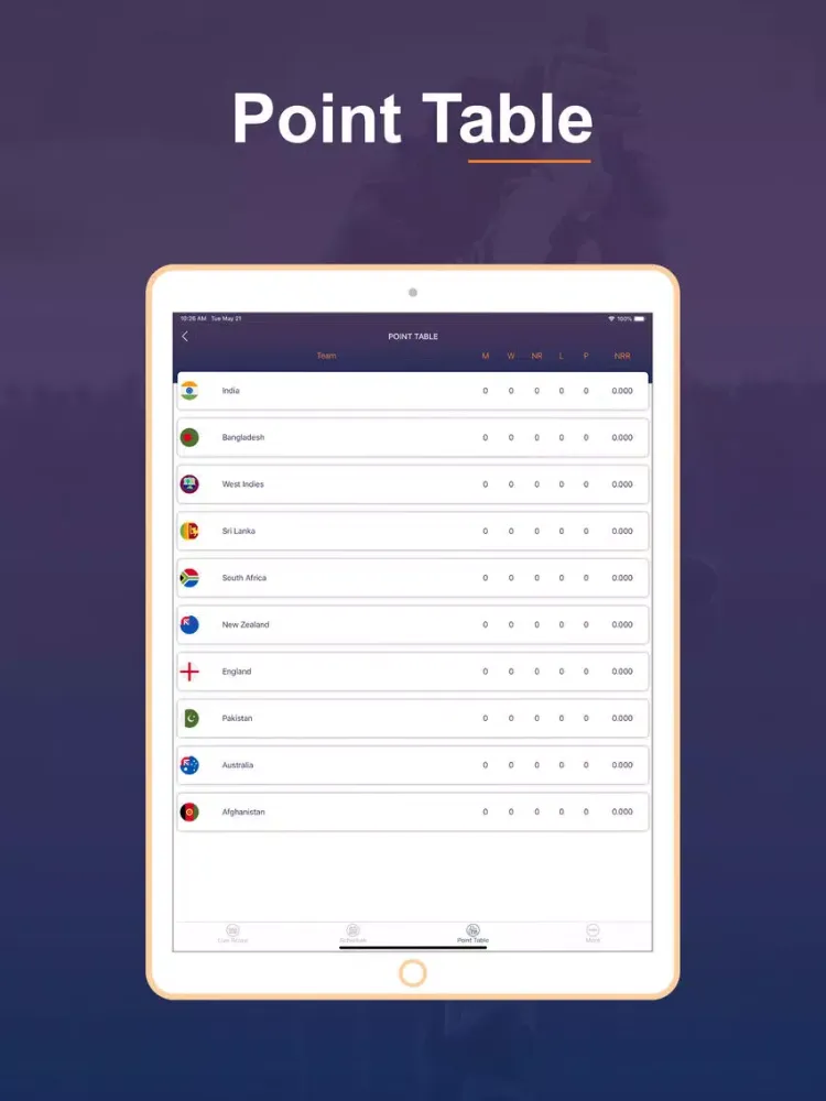 Скриншоты Cricket Live - Score iPad 