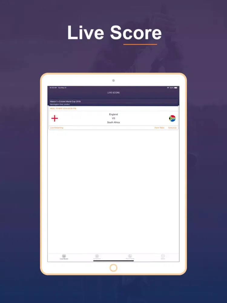 Скриншоты Cricket Live - Score iPad 