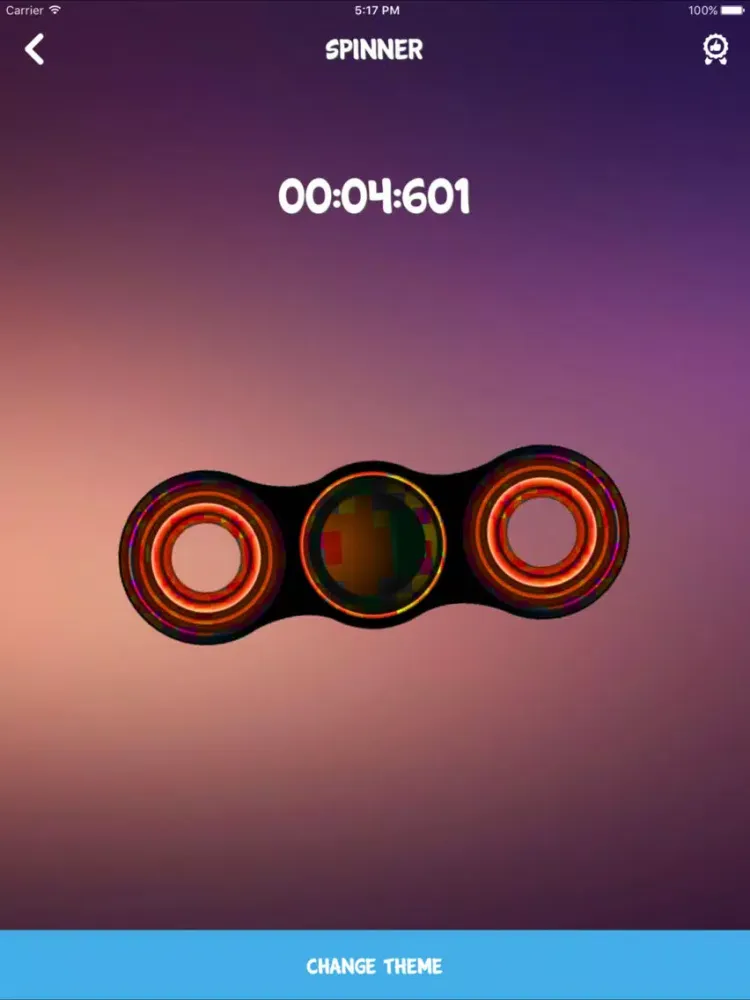 Tangkapan skrin Fidget Hand Spinning Toy iPad 