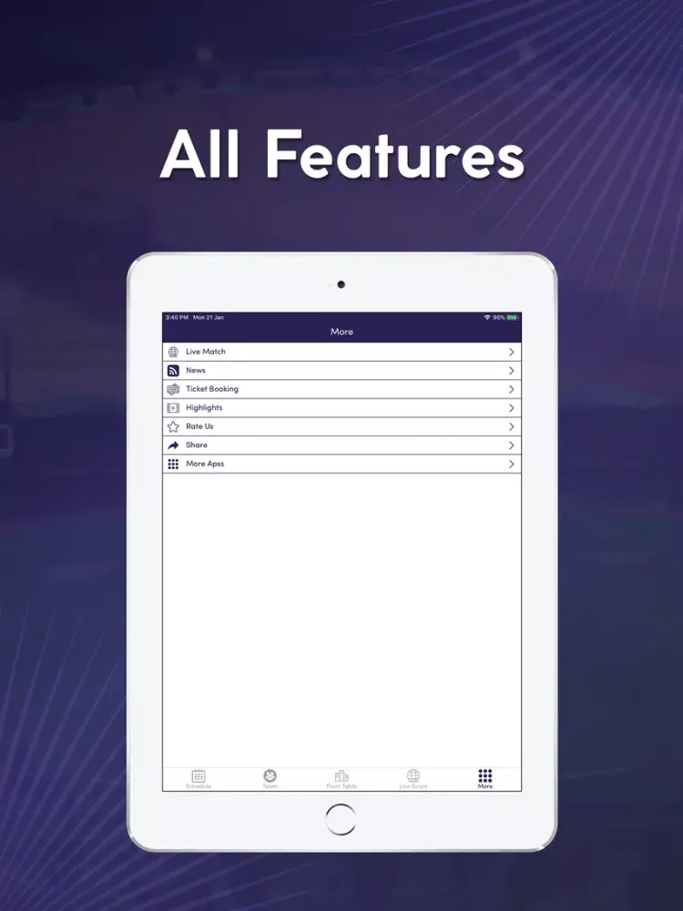 IPL 2019 Schedule, Live Score iPad 应用截图