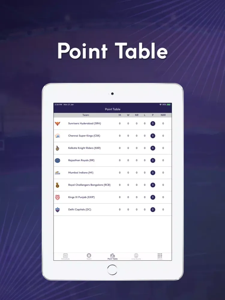 IPL 2019 Schedule, Live Score iPad 应用截图