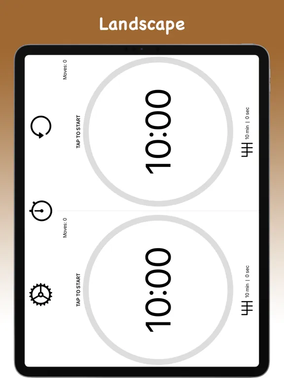 Chess Timer - Turn Clock iPad 应用截图