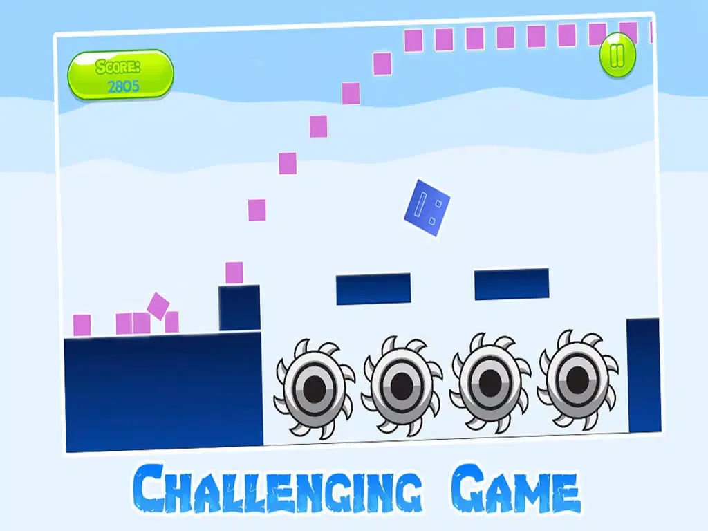 Geometry Surfers - The Impossible Square Dash iPad  スクリーンショット