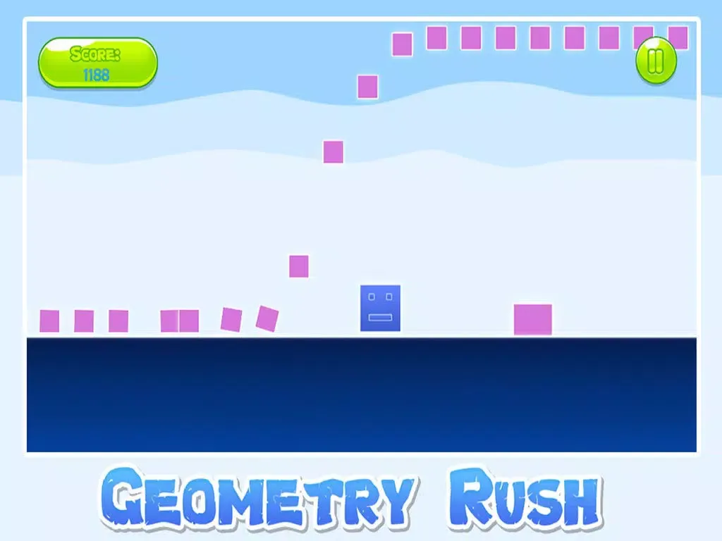 Geometry Surfers - The Impossible Square Dash iPad  スクリーンショット