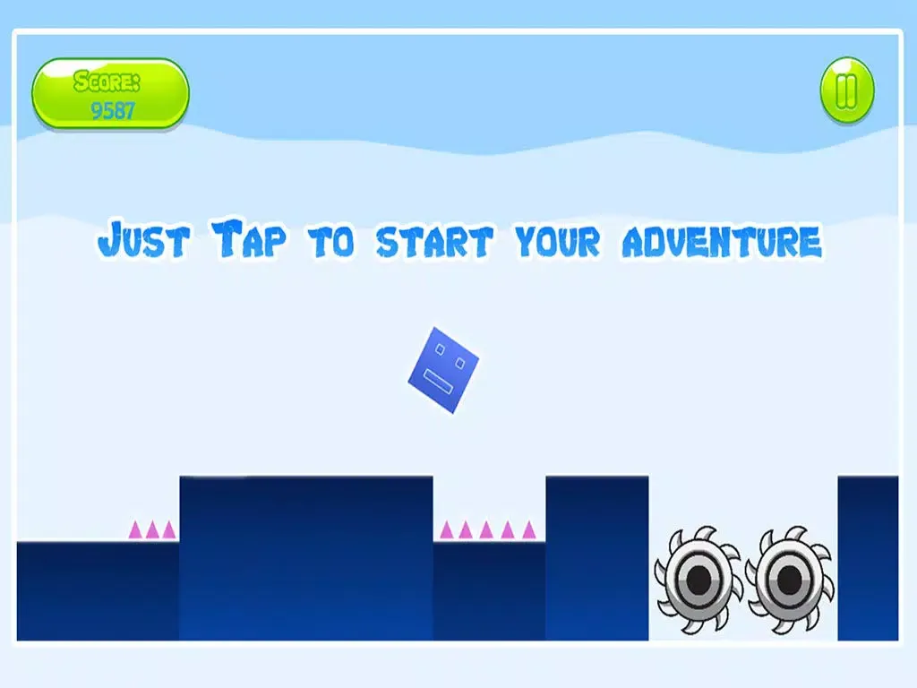 Geometry Surfers - The Impossible Square Dash iPad  スクリーンショット