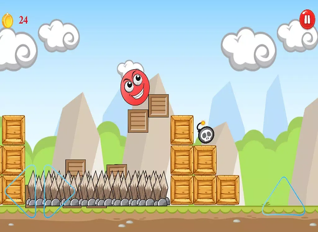 Captures d'écran de Super Red Ball 6 Run - Rolling Hero In Amazing World iPad 