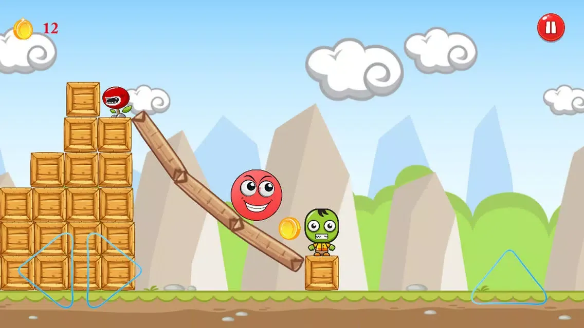 Captures d'écran de Super Red Ball 6 Run - Rolling Hero In Amazing World