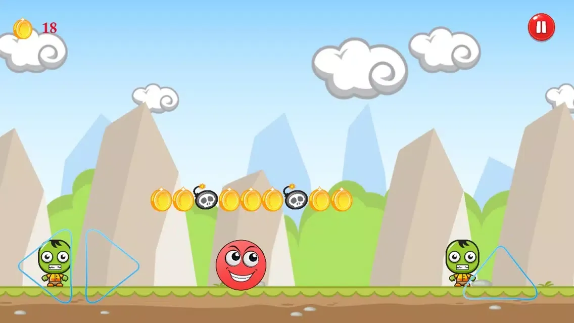 Captures d'écran de Super Red Ball 6 Run - Rolling Hero In Amazing World